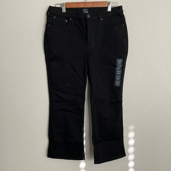 Black flare cropped jeans - Picture 1 of 2